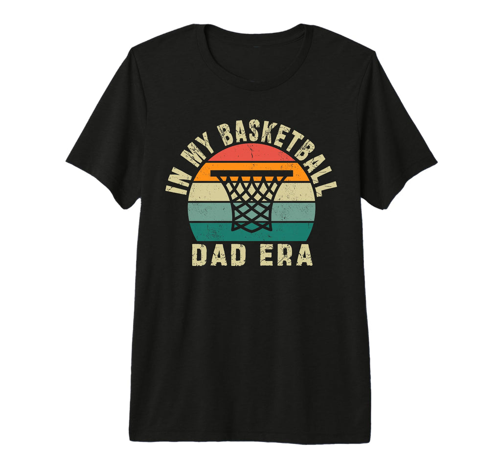 Sunset My Basketball Dad Era Tri Blend T-Shirt - Graphic Print Men Women - T-Shirt, Sweatshirt, Hoodie