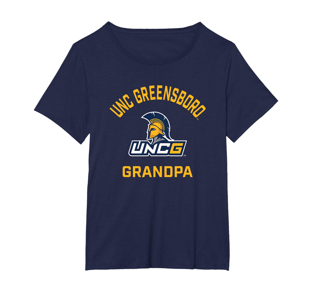 Unc Greensboro Uncg Spartans Arched T-Shirt - Novelty Apparel Unisex - T-Shirt, Sweatshirt, Hoodie