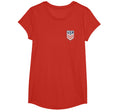 Usa Soccer Front Back Crest Red Usmnt T-Shirt - Trendy Graphic for Adults - T-Shirt, Sweatshirt, Hoodie