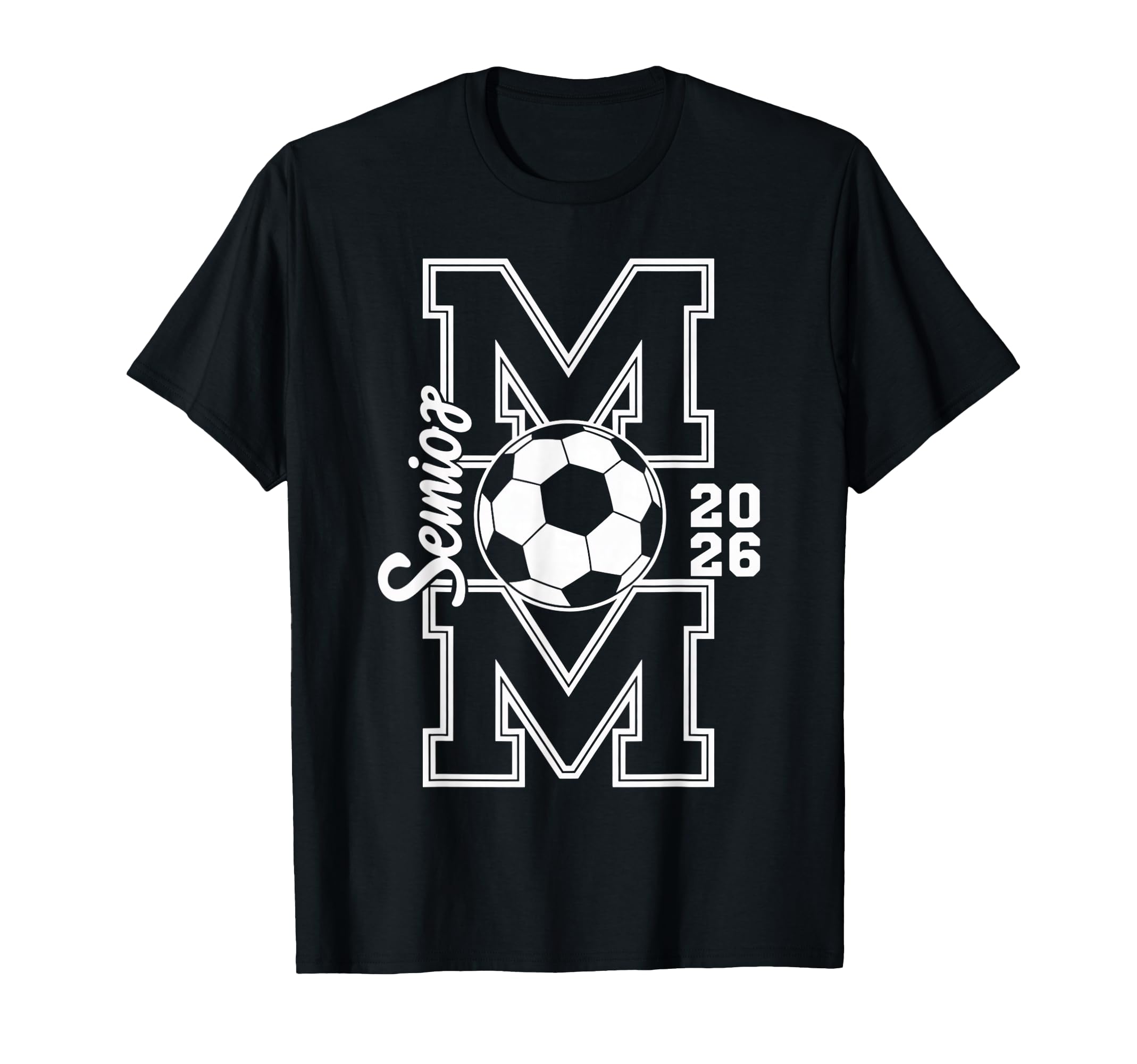 Senior Soccer Mom 2026 Graduation T-Shirt - Graphic Print Men Women - T-Shirt, Sweatshirt, Hoodie