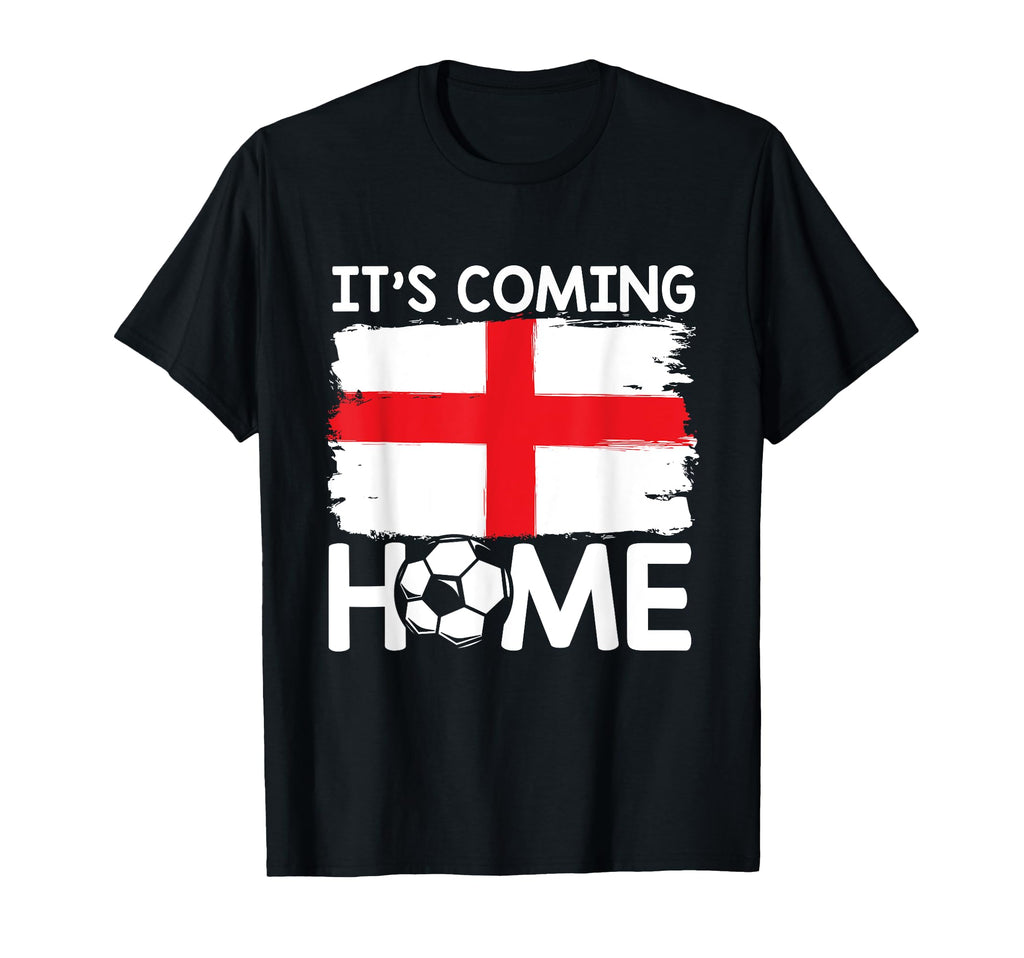 Coming Home England Flag Football T-Shirt - Streetwear Style for Adults - T-Shirt, Sweatshirt, Hoodie