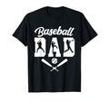 Mens Baseball Dad Fathers Day Baseball T-Shirt - Custom Art Print Unisex - T-Shirt, Sweatshirt, Hoodie