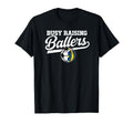 Busy Raising Ballers Soccer Volleyball T-Shirt - Trendy Graphic Men Women - T-Shirt, Sweatshirt, Hoodie