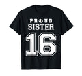 Number 16 Custom Proud Soccer Futbol T-Shirt - Casual Everyday Wear Unisex - T-Shirt, Sweatshirt, Hoodie