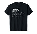 Popo Definition Funny Grandpa T-Shirt - Streetwear Style for Adults - T-Shirt, Sweatshirt, Hoodie