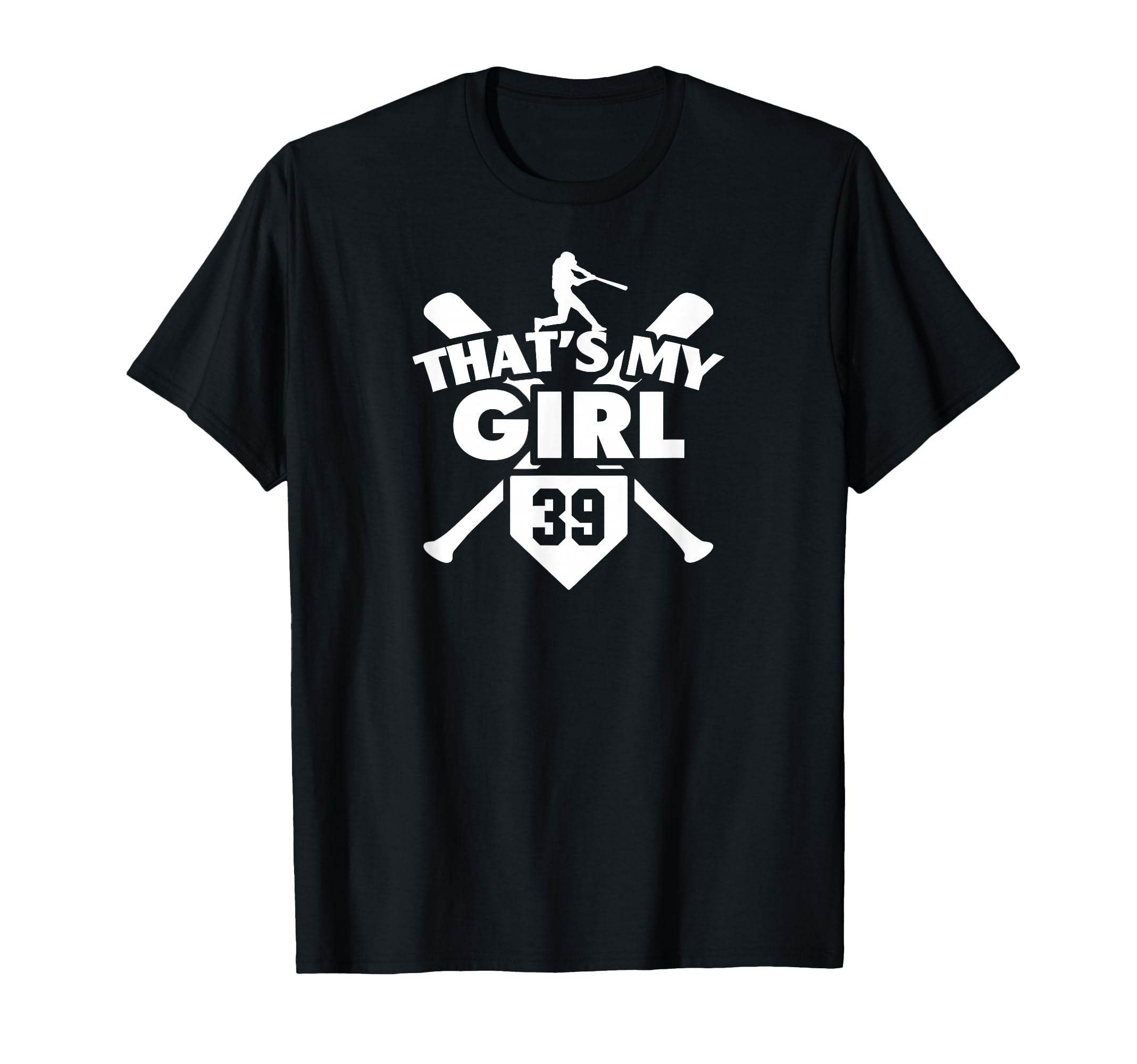 Baseball Mom Dad Thats My 39 Softball T-Shirt - Custom Art Print Unisex - T-Shirt, Sweatshirt, Hoodie