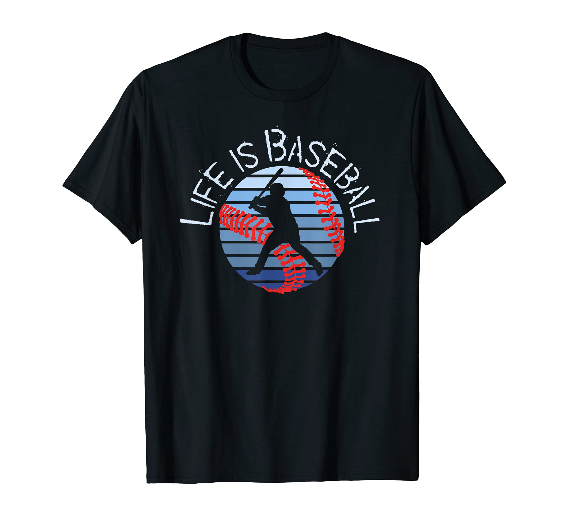 Life Is Baseball Teen Player Coach Dad T-Shirt - Minimalist Print Unisex - T-Shirt, Sweatshirt, Hoodie