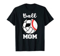 Ball Mom Funny Baseball Volleyball T-Shirt - Fun Novelty Design for Adults - T-Shirt, Sweatshirt, Hoodie