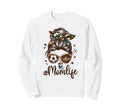 Soccer Mom Coffee Lover Messy Bun Game Sweatshirt - Novelty Apparel Unisex - T-Shirt, Sweatshirt, Hoodie