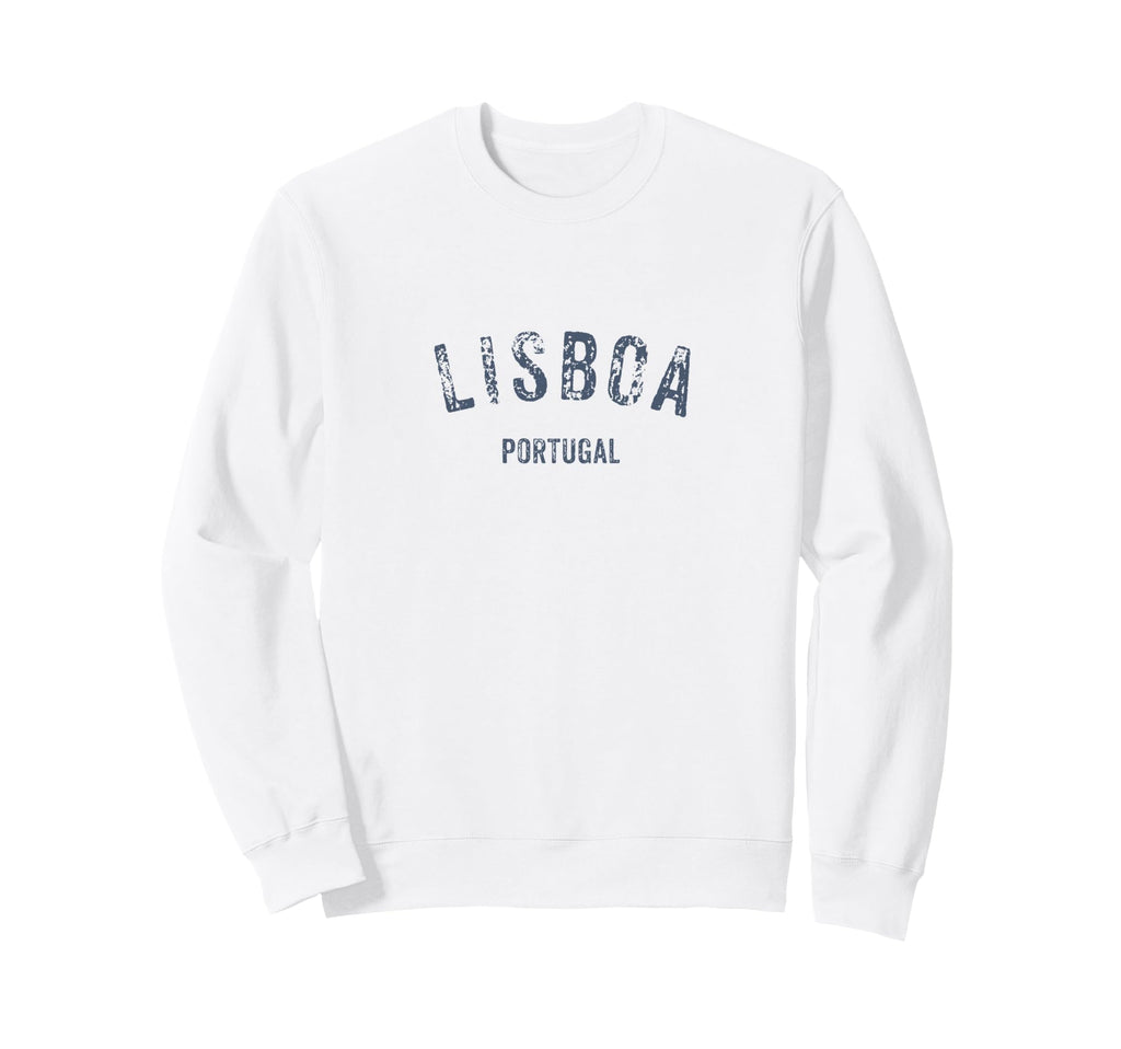 Lisboa Portugal Distressed Lisbon Sweatshirt - Casual Everyday Wear Unisex - T-Shirt, Sweatshirt, Hoodie