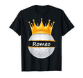 Novelty Golf Personalized Name Romeo T-Shirt - Minimalist Print Unisex - T-Shirt, Sweatshirt, Hoodie