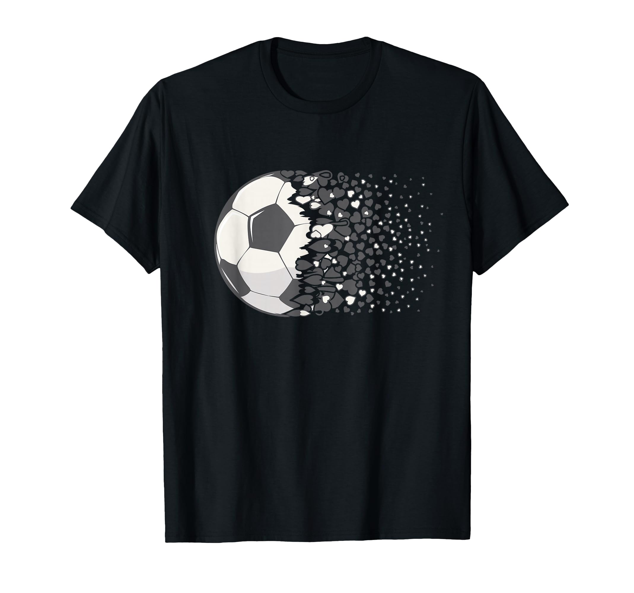 Soccer Ball Soccer Heart Soccer Player T-Shirt - Trendy Graphic Men Women - T-Shirt, Sweatshirt, Hoodie