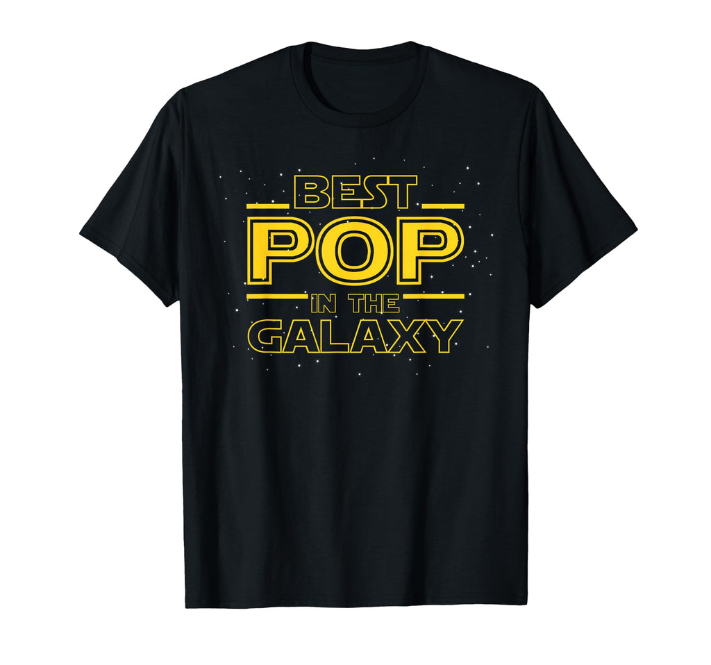 Grandpa Pop Gift Best Pop Galaxy T-Shirt - Fun Novelty Design Unisex - T-Shirt, Sweatshirt, Hoodie