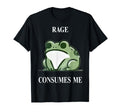 Funny Rage Consumes Me Frog T-Shirt - Minimalist Print for Adults - T-Shirt, Sweatshirt, Hoodie
