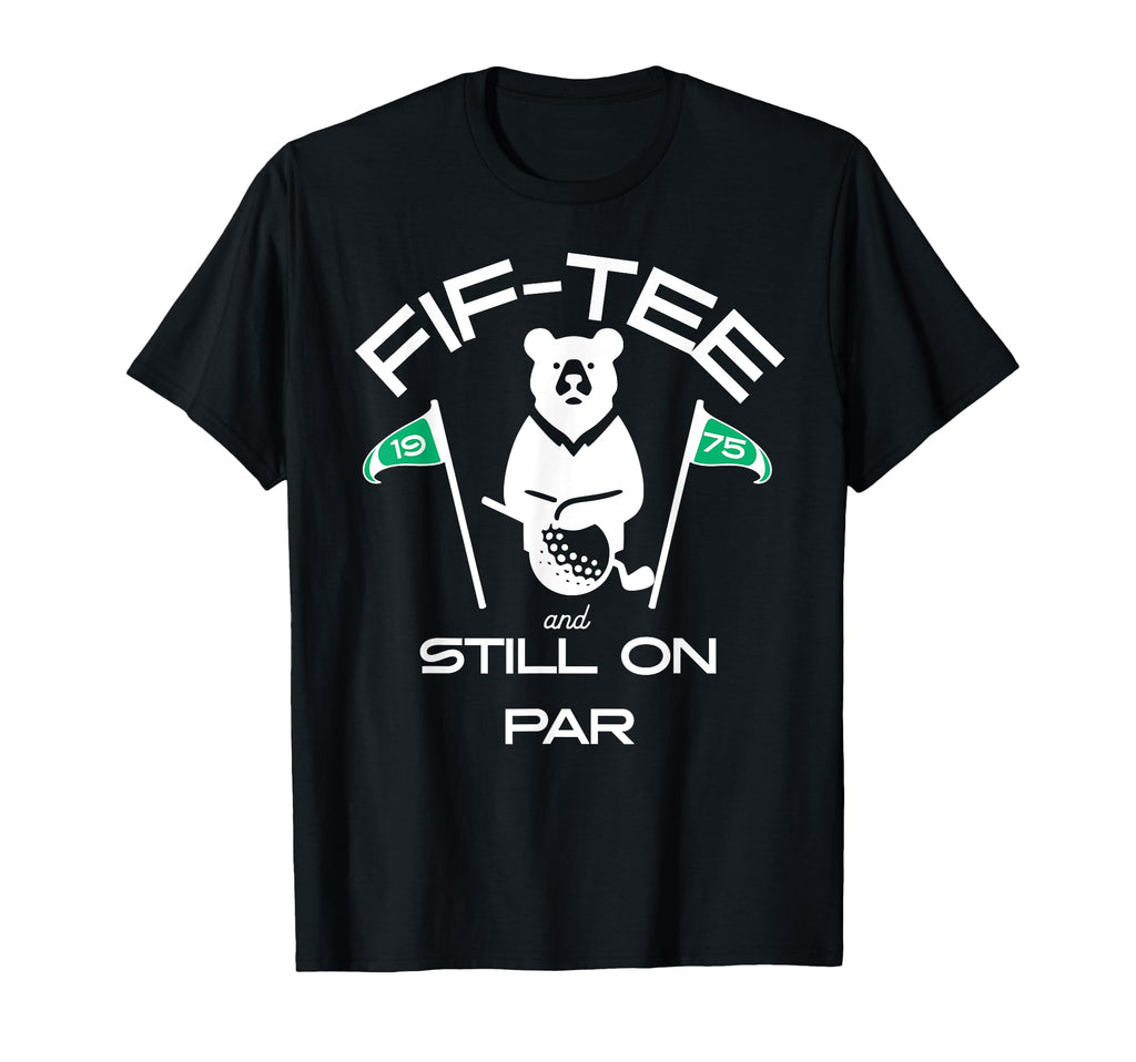 50Th Birthday Golf Milestone T-Shirt - Casual Everyday Wear for Adults - T-Shirt, Sweatshirt, Hoodie