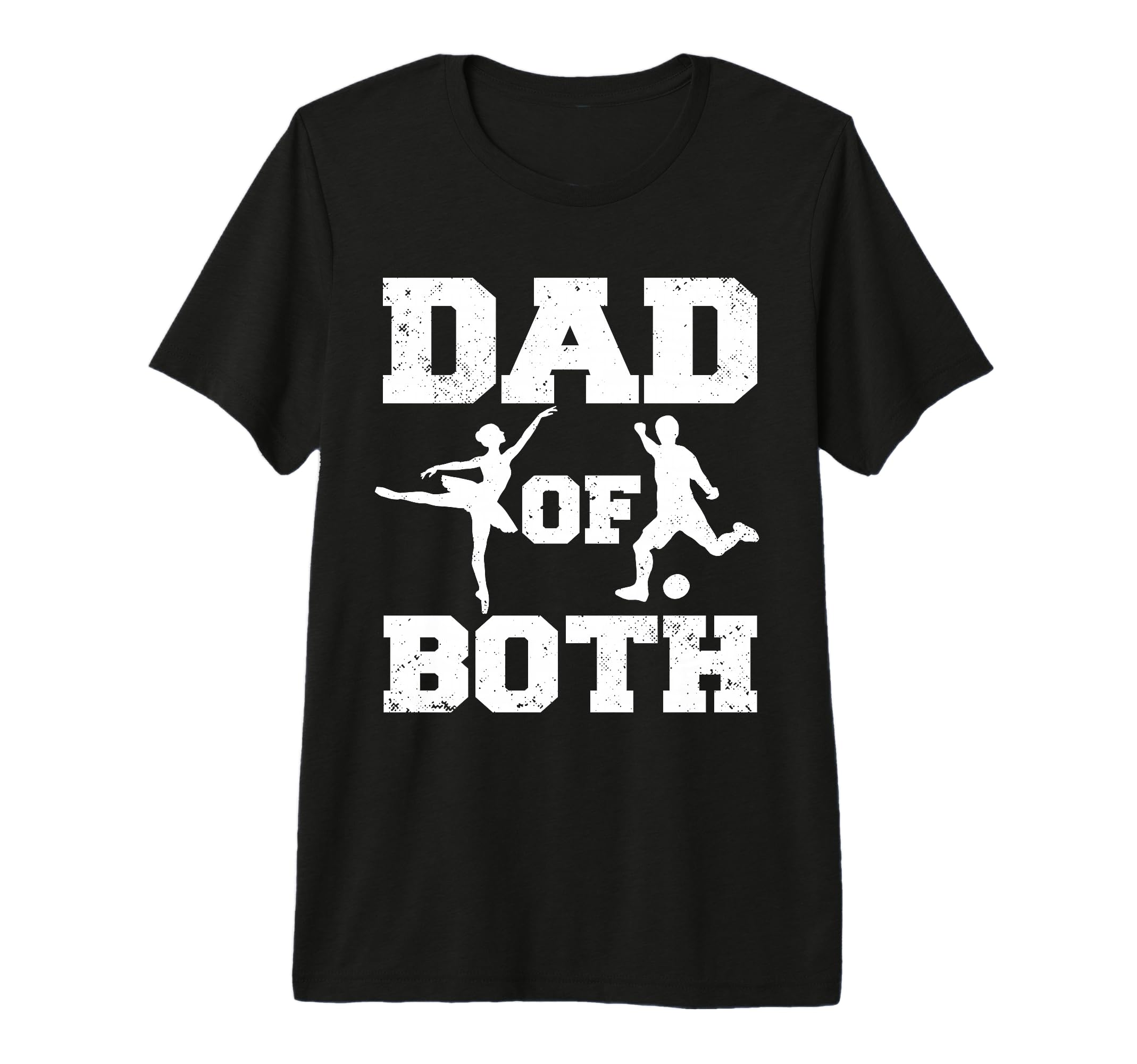 Mens Dad Both Ballet Soccer Funny T-Shirt - Aesthetic Graphic Men Women - T-Shirt, Sweatshirt, Hoodie