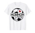 Soccer Mommom Soccer Player Family T-Shirt - Aesthetic Graphic for Adults - T-Shirt, Sweatshirt, Hoodie