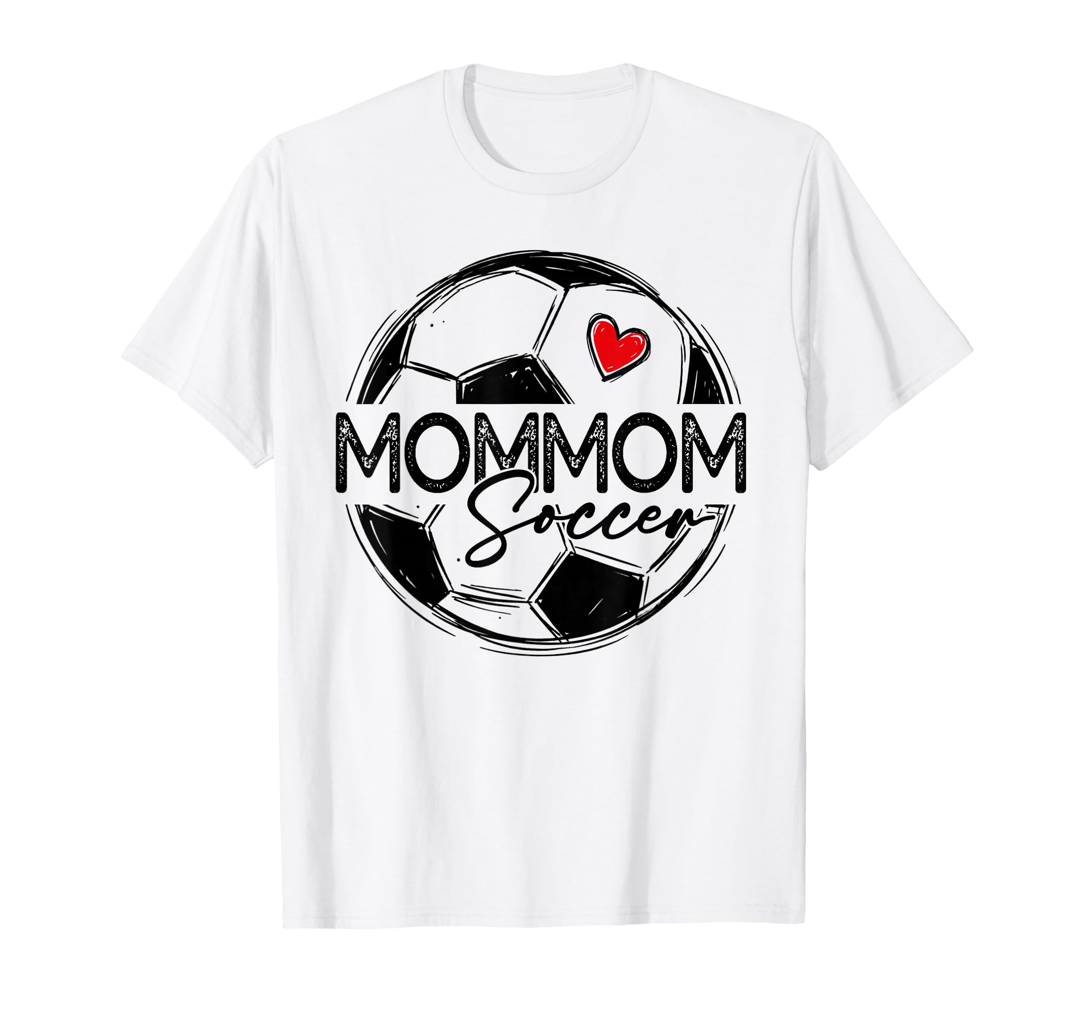 Soccer Mommom Soccer Player Family T-Shirt - Aesthetic Graphic for Adults - T-Shirt, Sweatshirt, Hoodie