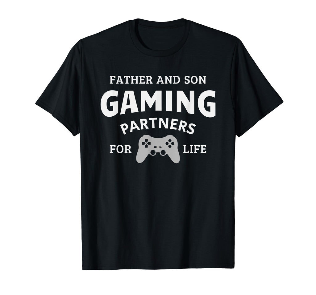 Father And Son Gaming Partners Life T-Shirt - Graphic Print Men Women - T-Shirt, Sweatshirt, Hoodie