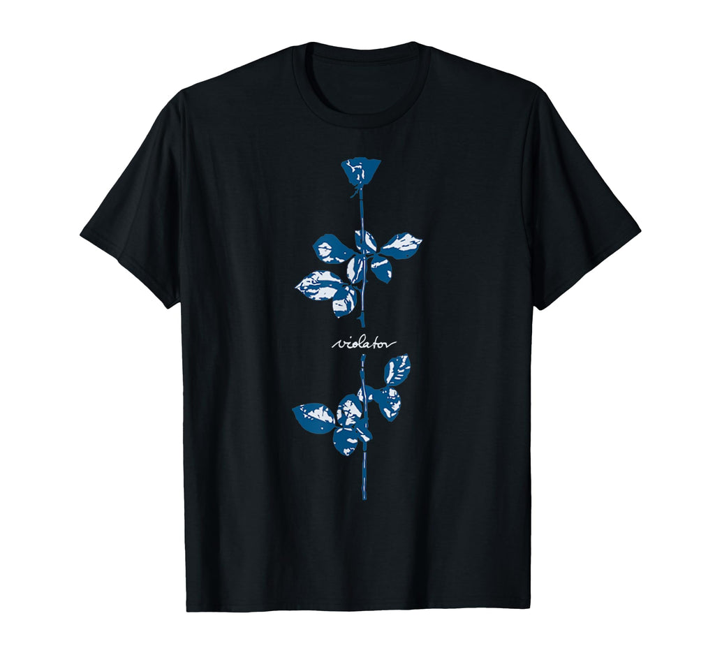 Basic Policy Funny Violator Blue Rose T-Shirt - Trendy Graphic Unisex - T-Shirt, Sweatshirt, Hoodie