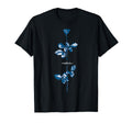 Basic Policy Funny Violator Blue Rose T-Shirt - Trendy Graphic Unisex - T-Shirt, Sweatshirt, Hoodie
