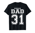Number 31 Custom Proud Soccer T-Shirt - Fun Novelty Design Men Women - T-Shirt, Sweatshirt, Hoodie