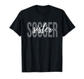 Soccer Sister Soccer Player Sport Hoodie - Casual Everyday Wear Men Women - T-Shirt, Sweatshirt, Hoodie