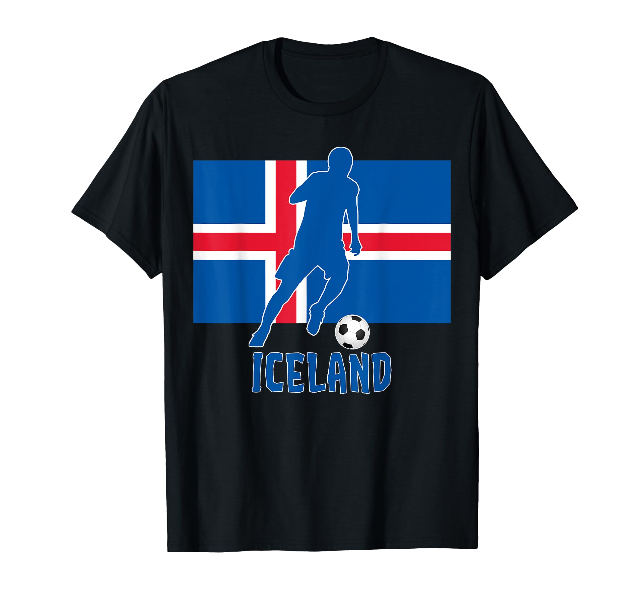 Iceland Soccer T-Shirt - Novelty Apparel for Adults - T-Shirt, Sweatshirt, Hoodie
