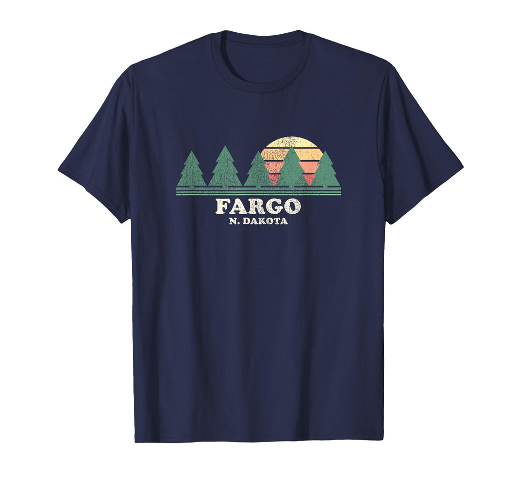 Fargo Nd Throwback 70S T-Shirt - Aesthetic Graphic for Adults - T-Shirt, Sweatshirt, Hoodie