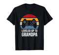 Leveled Up To Grandpa Gamer Gaming T-Shirt - Streetwear Style Men Women - T-Shirt, Sweatshirt, Hoodie