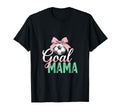 Goal Mama Soccer Bow Soccer Mom T-Shirt - Casual Everyday Wear Men Women - T-Shirt, Sweatshirt, Hoodie