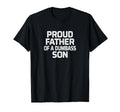 Proud Father Dumbass Son T-Shirt - Minimalist Print Unisex - T-Shirt, Sweatshirt, Hoodie