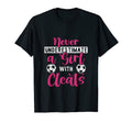 Never Underestimate Cleats Funny Soccer T-Shirt - Novelty Apparel Unisex - T-Shirt, Sweatshirt, Hoodie