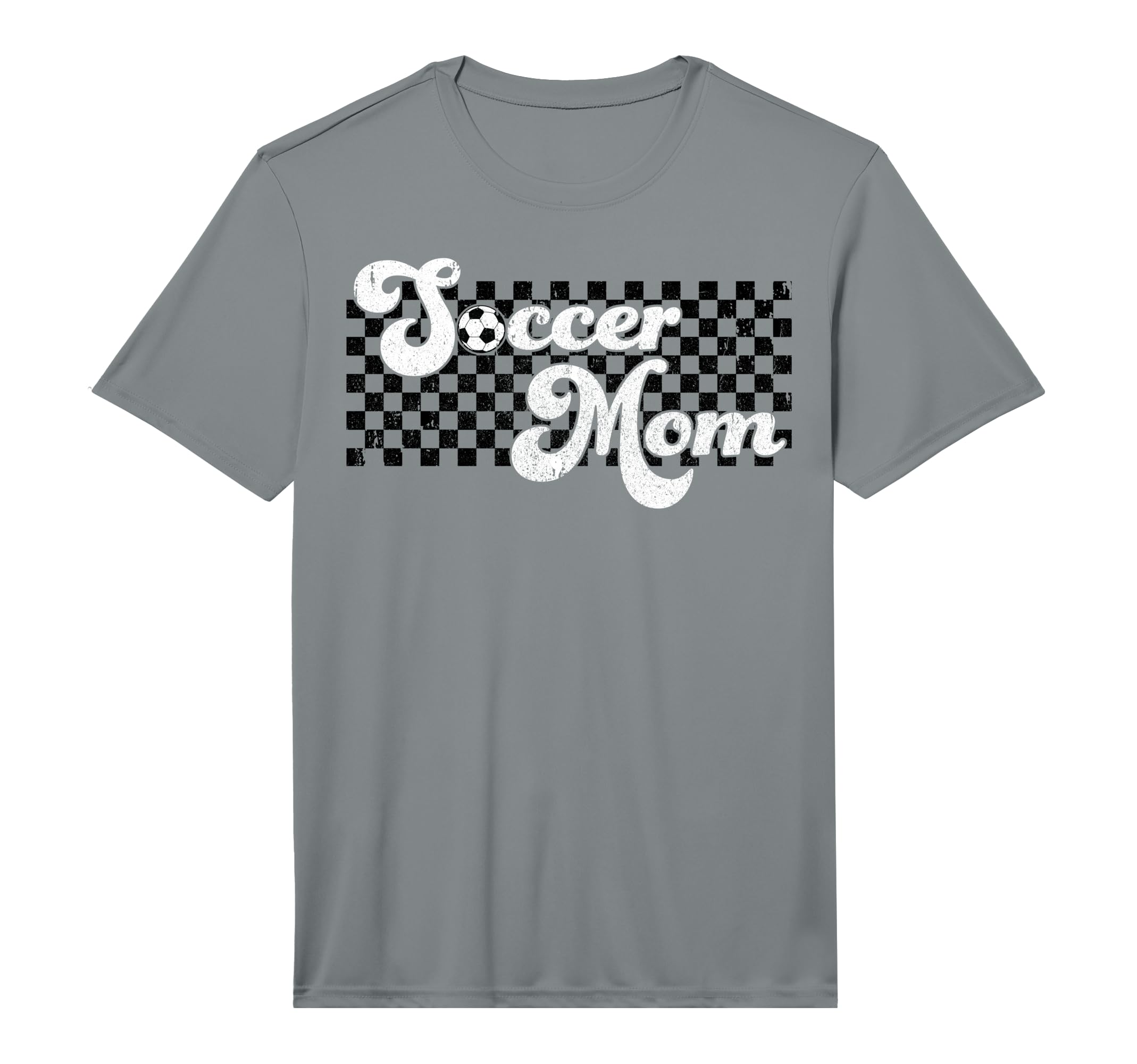 Mens Soccer Mom Soccer Mama Checkered T-Shirt - Graphic Print Men Women - T-Shirt, Sweatshirt, Hoodie