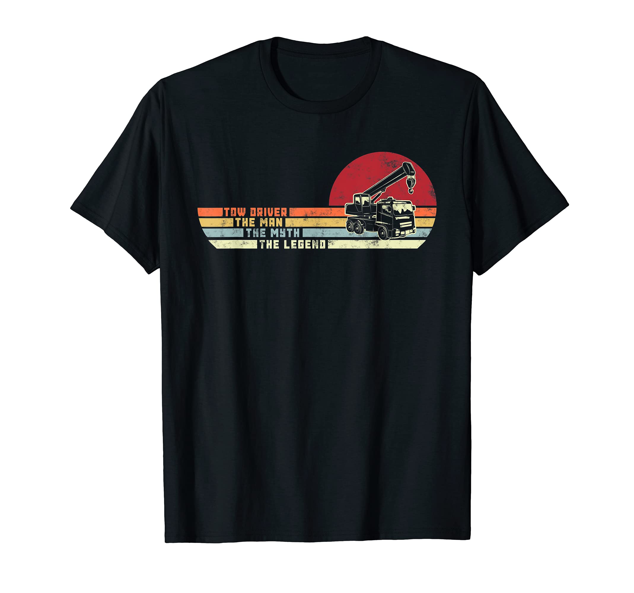 Tow Driver Myth Legend Gift Towing Dad T-Shirt - Trendy Graphic for Adults - T-Shirt, Sweatshirt, Hoodie