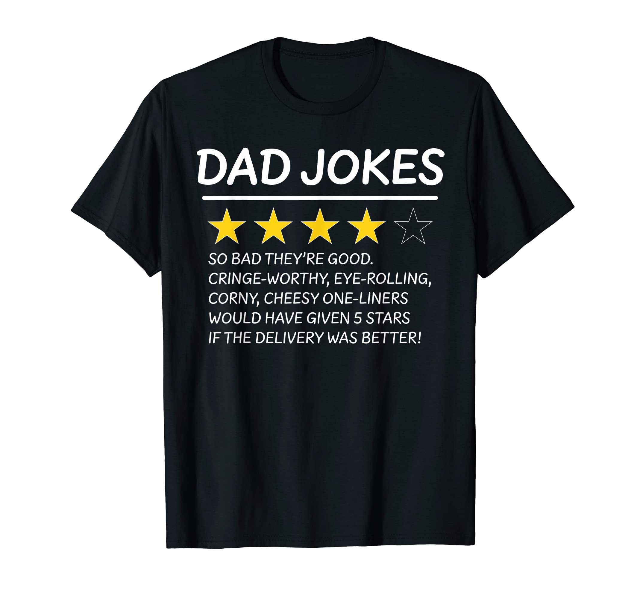 Dad Joke Review Mens Funny Novelty Dad T-Shirt - Trendy Graphic Men Women - T-Shirt, Sweatshirt, Hoodie