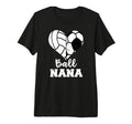 Ball Nana Funny Soccer Volleyball Nana Tri T-Shirt - Unique Graphic Unisex - T-Shirt, Sweatshirt, Hoodie