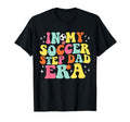 My Soccer Step Dad Era Game Day Groovy T-Shirt - Aesthetic Graphic Unisex - T-Shirt, Sweatshirt, Hoodie