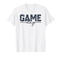 Game Day Spirit Blue Floral Sports T-Shirt - Casual Everyday Wear Unisex - T-Shirt, Sweatshirt, Hoodie
