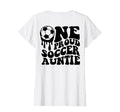 Proud Soccer Auntie Soccer Ball Drip T-Shirt - Trendy Graphic for Adults - T-Shirt, Sweatshirt, Hoodie