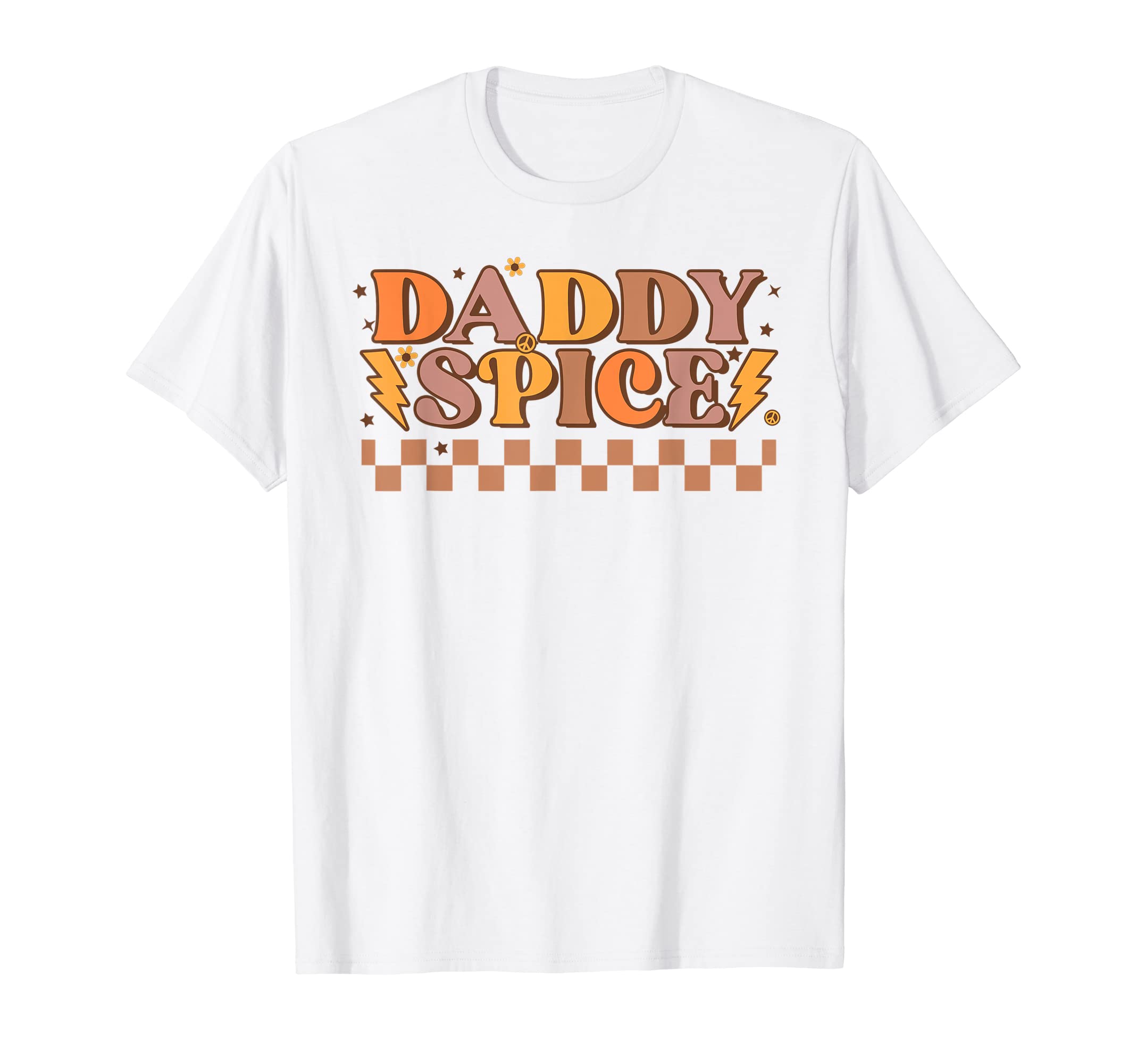 Mens Daddy Spice Checkered Thanksgiving T-Shirt - Graphic Print Men Women - T-Shirt, Sweatshirt, Hoodie