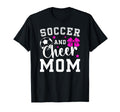 Soccer And Cheer Mom Proud Cheerleader T-Shirt - Unique Graphic for Adults - T-Shirt, Sweatshirt, Hoodie