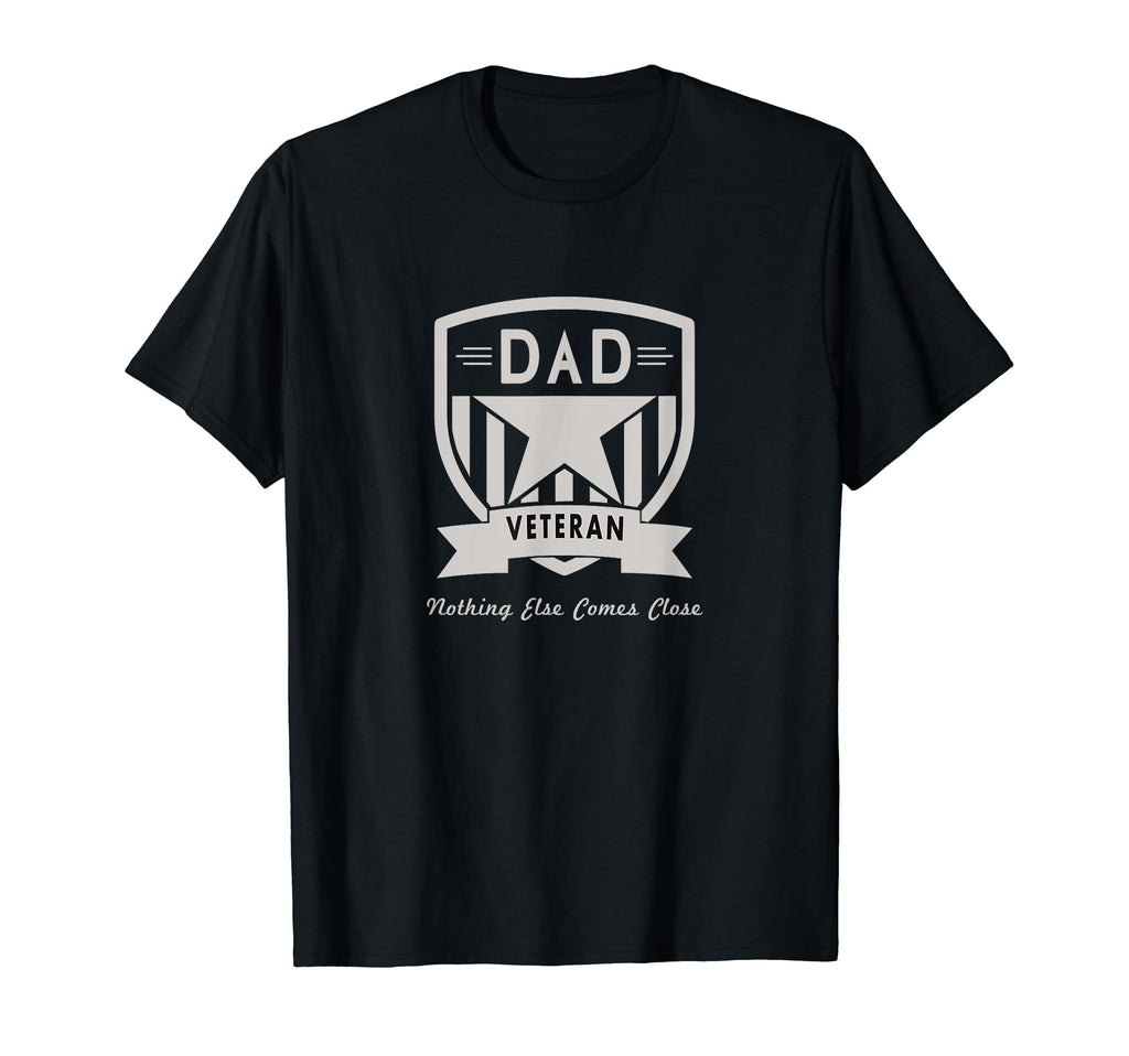 Dad Veteran American Shield T-Shirt - Trendy Graphic for Adults - T-Shirt, Sweatshirt, Hoodie
