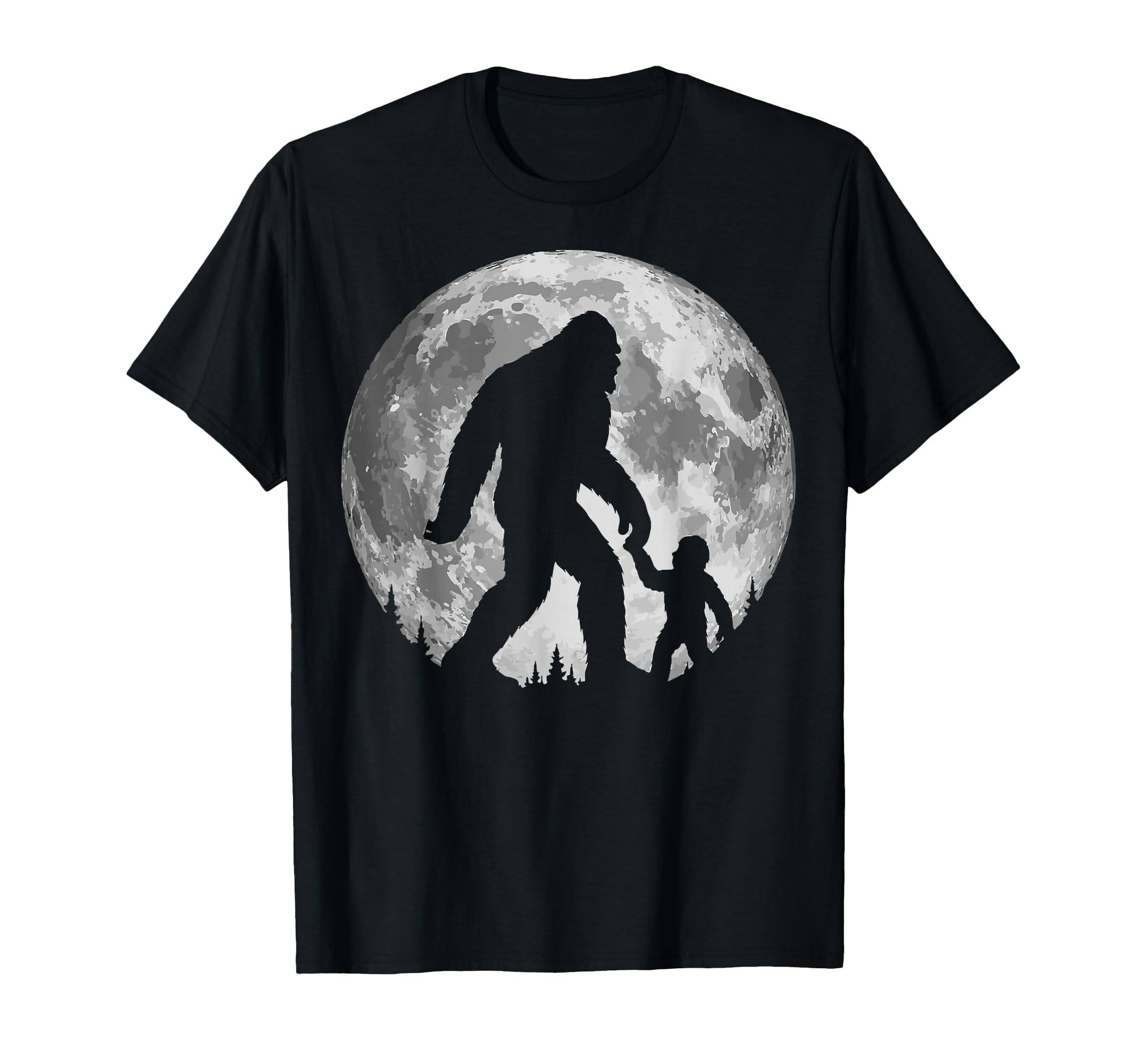 Bigfoot Son Fathers Day Matching T-Shirt - Trendy Graphic for Adults - T-Shirt, Sweatshirt, Hoodie