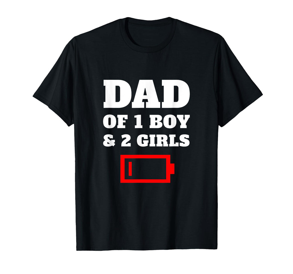 Tired Dad 1 And 2 Father One Son T-Shirt - Casual Everyday Wear Men Women - T-Shirt, Sweatshirt, Hoodie