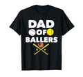 Dad Ballers Bat Glove Baseball Softball T-Shirt - Aesthetic Graphic Unisex - T-Shirt, Sweatshirt, Hoodie
