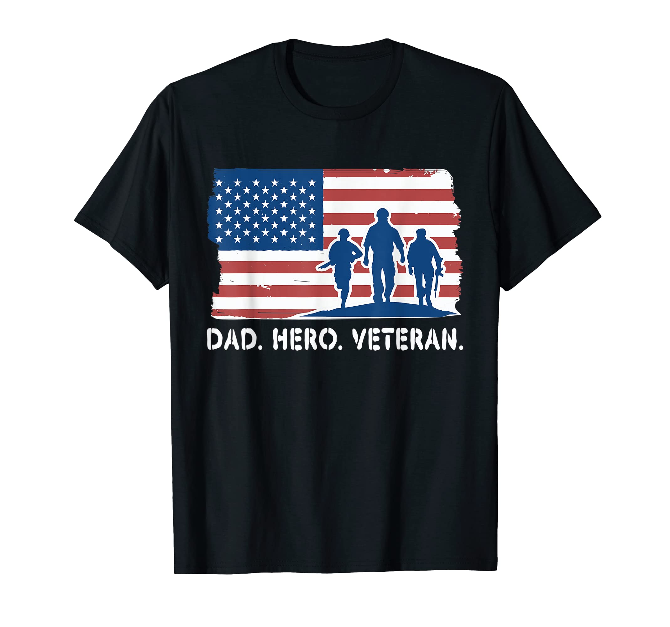 Dad Hero Veteran T-Shirt - Trendy Graphic Unisex - T-Shirt, Sweatshirt, Hoodie