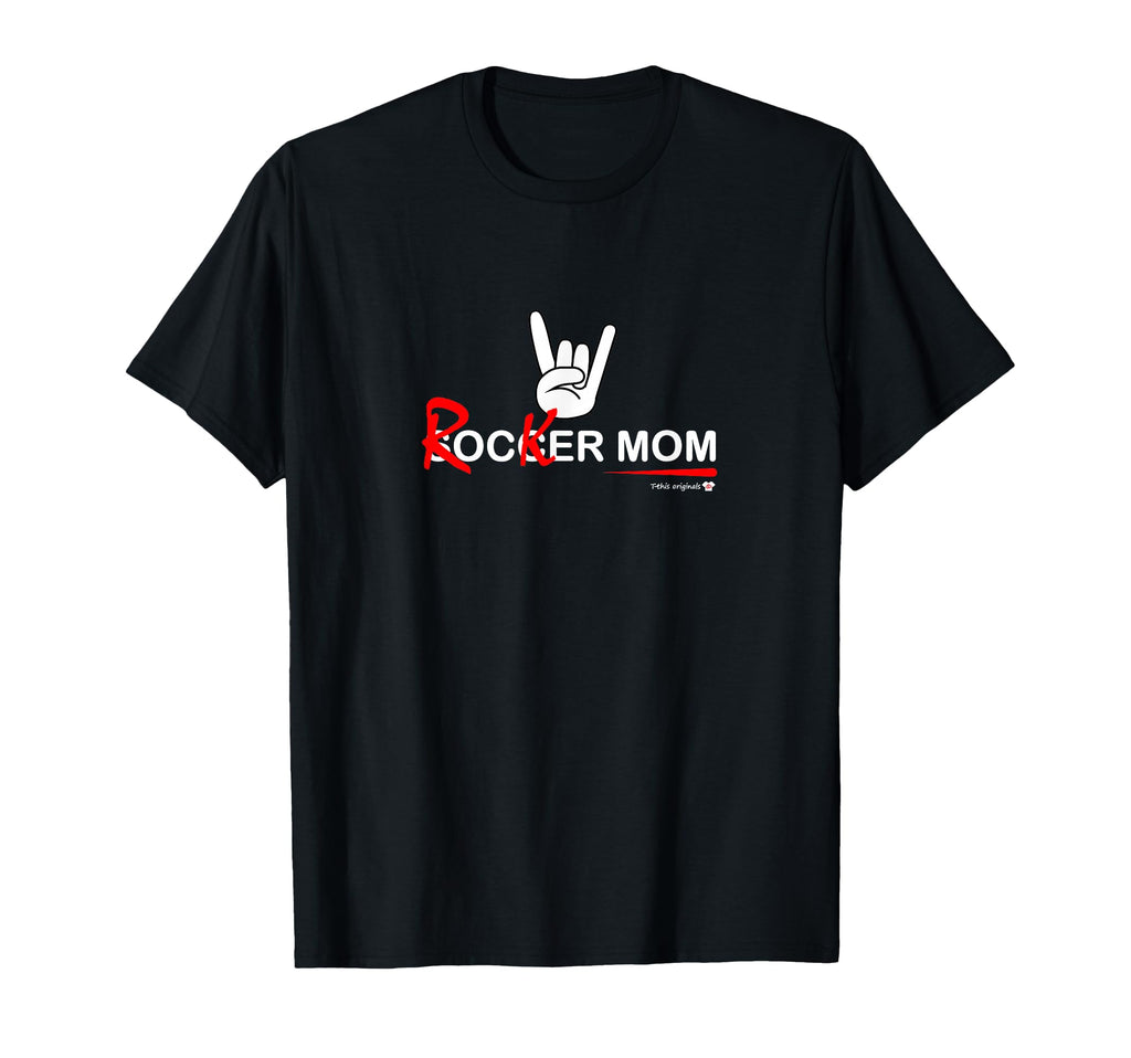 Soccer Mom Rocker Mom Rock T-Shirt - Aesthetic Graphic for Adults - T-Shirt, Sweatshirt, Hoodie