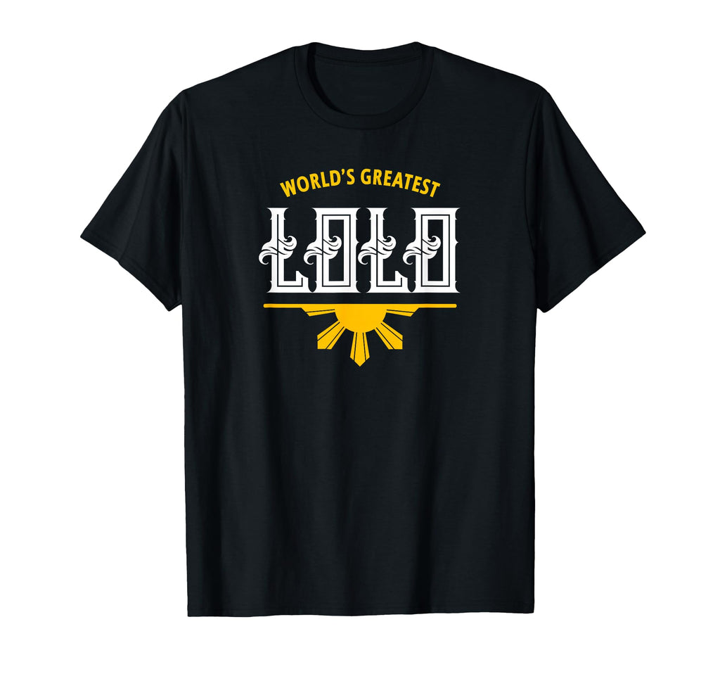 Worlds Greatest Lolo Filipino Grandpa T-Shirt - Graphic Print Men Women - T-Shirt, Sweatshirt, Hoodie
