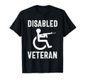 Disabled Veteran Dad Grandpa Veteran T-Shirt - Minimalist Print Men Women - T-Shirt, Sweatshirt, Hoodie